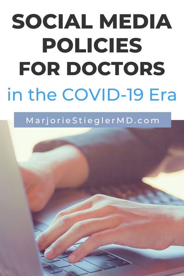 Social media policies for doctors in the COVID-19 era
