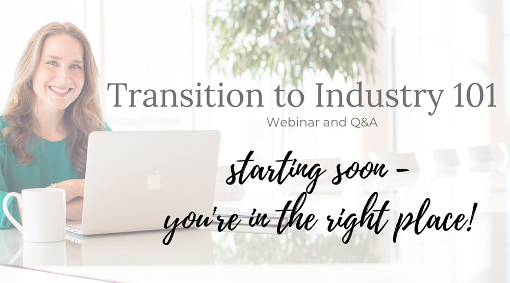 Transition to Industry - Free Webinar and Q&A for Doctors